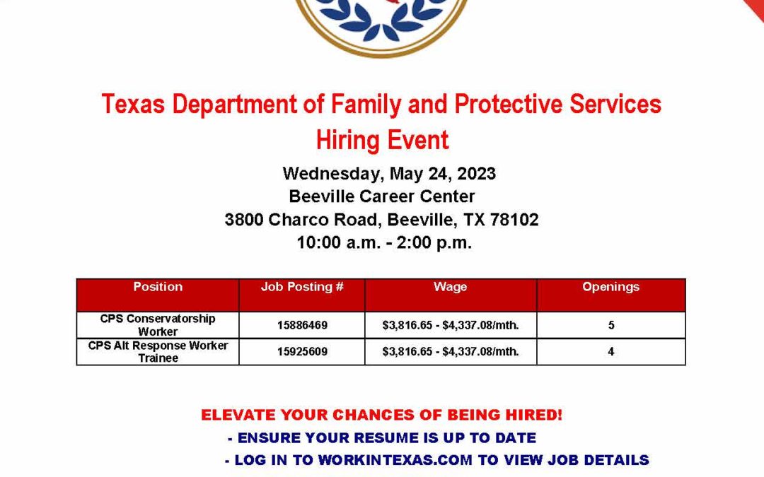 Texas Department of Family and Protective Services Hiring Event