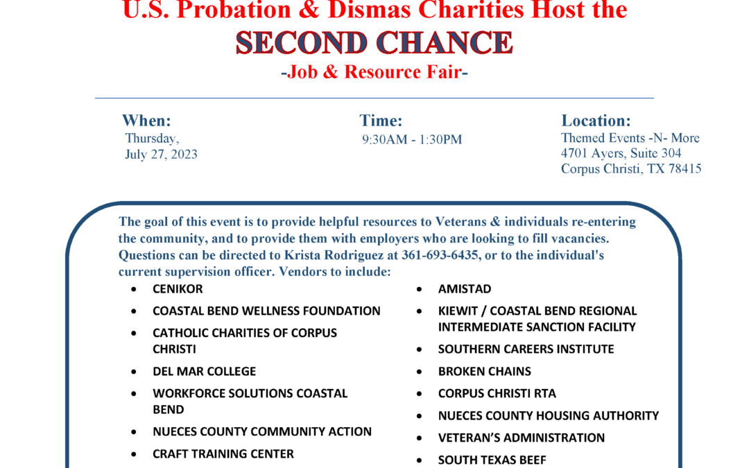 Second Chance Job & Resource Fair