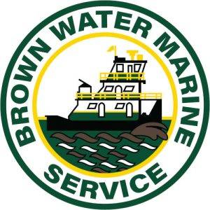 BROWN WATER MARINE SERVICE - Logo - Stacked - Color
