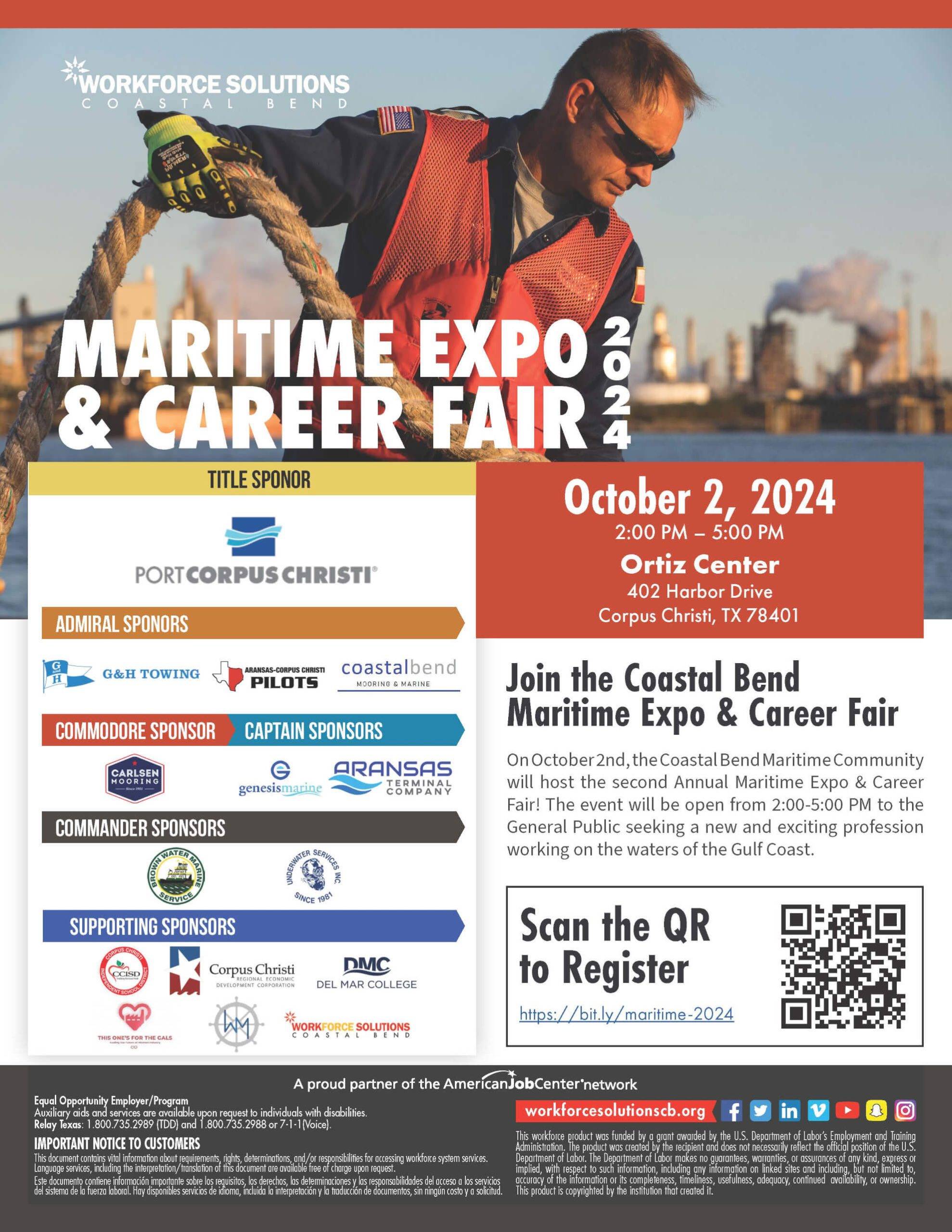 Maritime Career Expo Flyer 2024