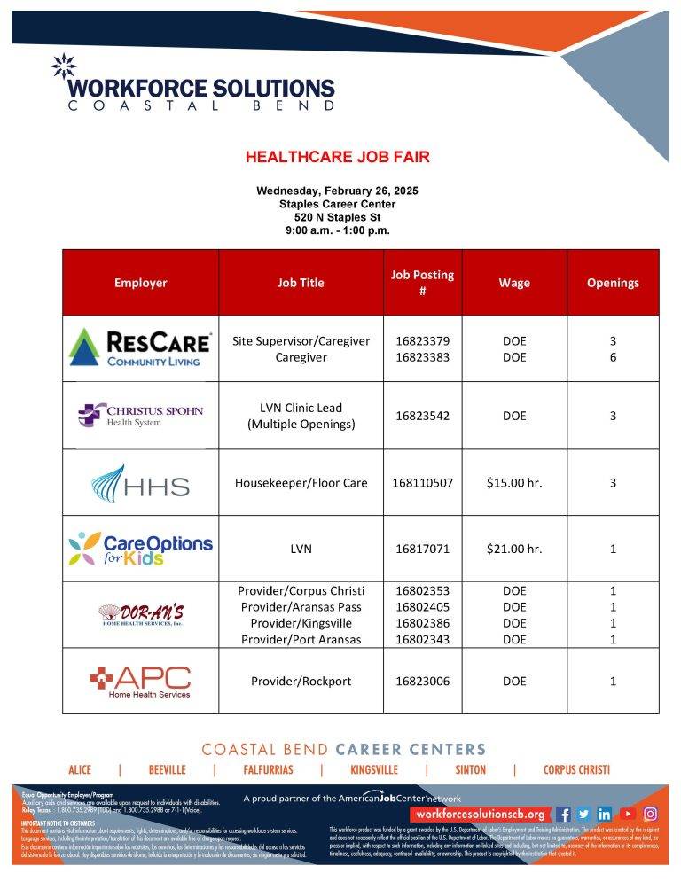 Healthcare Job Fair Flyer_2025_Page_1