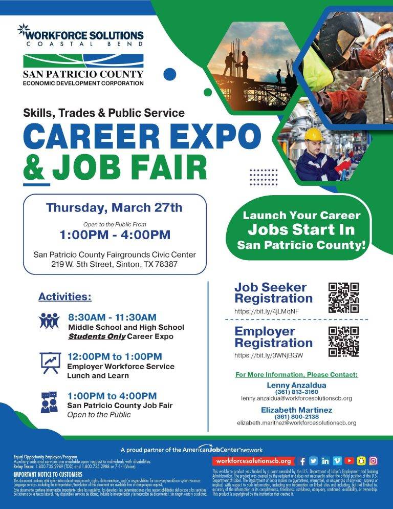 SanPat Job Fair Flyer -- Employer & Job Seeker Registration